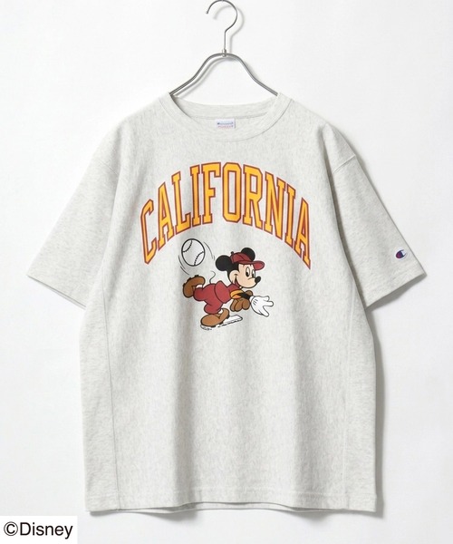 Champion(チャンピオン)の「Champion REVERSE WEAVE <ミッキーマウス> スポーツデザインプリントTシャツ(Tシャツ/カットソー・メンズ・ホワイト系その他/ネイビー/ホワイト/グレー系その他/グレー系その他2/ブラック・L/M/S)」の17枚目の写真