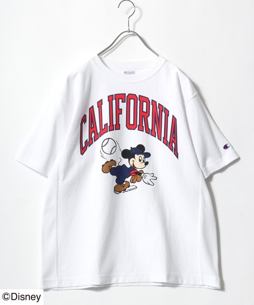 Champion(チャンピオン)の「Champion REVERSE WEAVE <ミッキーマウス> スポーツデザインプリントTシャツ(Tシャツ/カットソー・メンズ・ホワイト系その他/ネイビー/ホワイト/グレー系その他/グレー系その他2/ブラック・L/M/S)」の10枚目の写真
