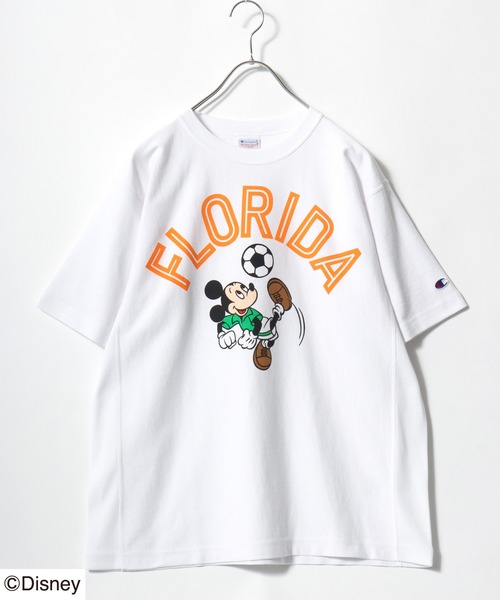 Champion(チャンピオン)の「Champion REVERSE WEAVE <ミッキーマウス> スポーツデザインプリントTシャツ(Tシャツ/カットソー・メンズ・ホワイト系その他/ネイビー/ホワイト/グレー系その他/グレー系その他2/ブラック・L/M/S)」の7枚目の写真