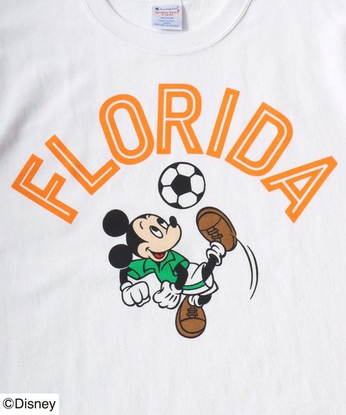 Champion(チャンピオン)の「Champion REVERSE WEAVE <ミッキーマウス> スポーツデザインプリントTシャツ(Tシャツ/カットソー・メンズ・ホワイト系その他/ネイビー/ホワイト/グレー系その他/グレー系その他2/ブラック・L/M/S)」の9枚目の写真