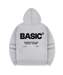 BASIC LABEL（ベーシックラベル）の「No Extra 2-Way Oversized Hoodie Zip-Up 4 Color [BLBH_2002]（パーカー）」