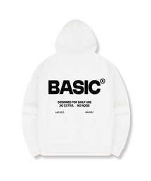 BASIC LABEL（ベーシックラベル）の「ノーエクストラ 2WAY オーバーサイズ フードジップアップ 4カラー [BLBH_2002]（パーカー）」
