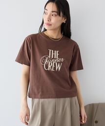 フロッキープリントTシャツ