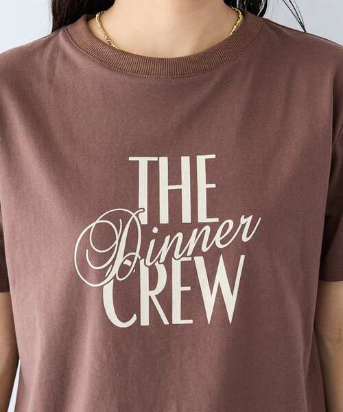 CRAFT STANDARD BOUTIQUE(クラフトスタンダードブティック)の「フロッキープリントTシャツ(Tシャツ/カットソー・レディース・ライトイエロー/ホワイト系その他/ブラウン・FREE)」の18枚目の写真