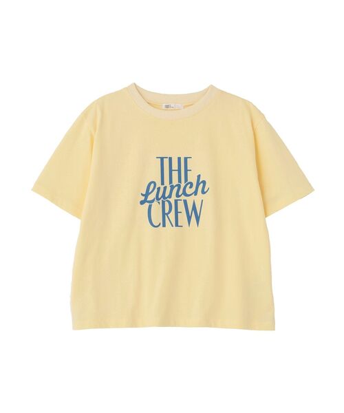 CRAFT STANDARD BOUTIQUE(クラフトスタンダードブティック)の「フロッキープリントTシャツ(Tシャツ/カットソー・レディース・ライトイエロー/ホワイト系その他/ブラウン・FREE)」の20枚目の写真