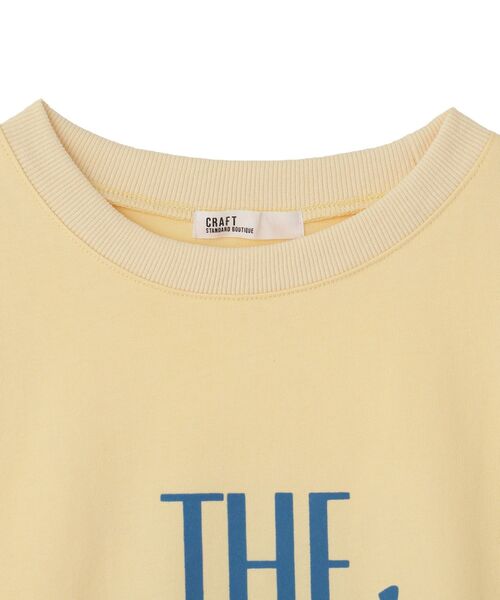 CRAFT STANDARD BOUTIQUE(クラフトスタンダードブティック)の「フロッキープリントTシャツ(Tシャツ/カットソー・レディース・ライトイエロー/ホワイト系その他/ブラウン・FREE)」の22枚目の写真
