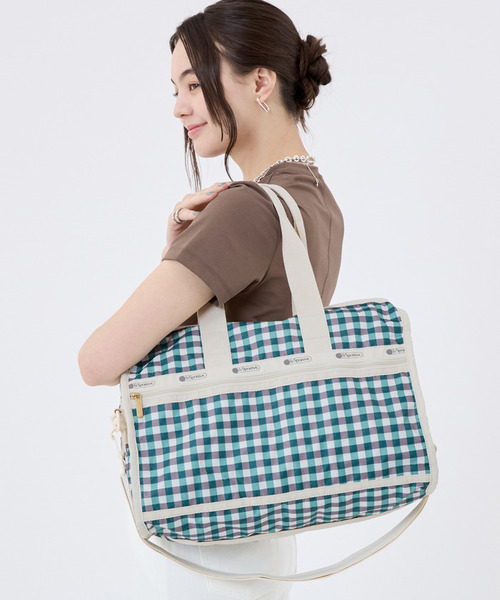 LeSportsac｜レスポートサックのボストンバッグ（グリーン・カーキ