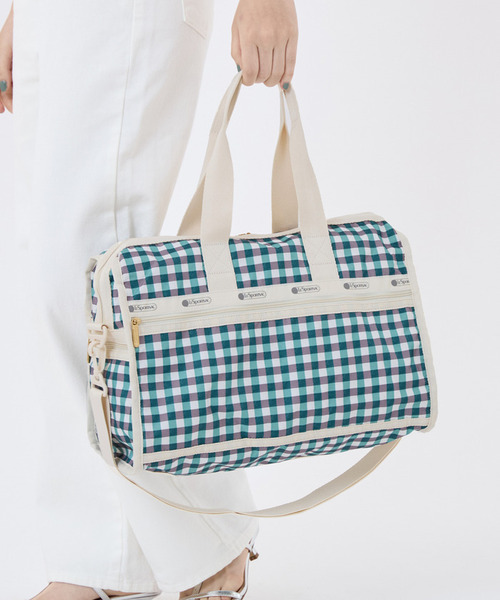 DELUXE MED WEEKENDER フォレストギンガム（ボストンバッグ