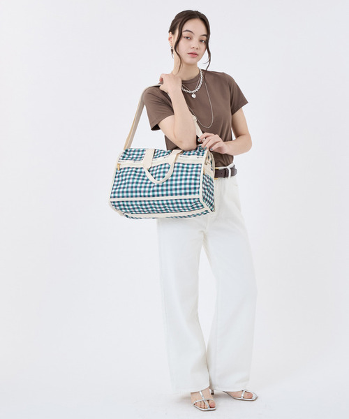 DELUXE MED WEEKENDER フォレストギンガム（ボストンバッグ