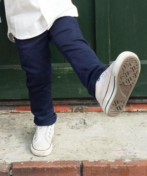 coen(コーエン)の「【coen kids】イージースキニーパンツ16SS(100~150cm)(その他パンツ・キッズ・グレー/ライトブルー/ネイビー・100/110/140/130/120/150)」の1枚目の写真
