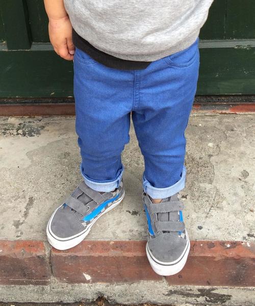 coen(コーエン)の「【coen kids】イージースキニーパンツ16SS(100~150cm)(その他パンツ・キッズ・グレー/ライトブルー/ネイビー・100/110/140/130/120/150)」の3枚目の写真