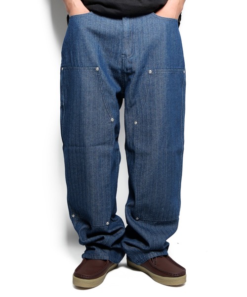 Cheers(チアーズ)の「HB DOUBLE KNEE PANTS(その他パンツ・メンズ・ブラック/ネイビー/ライトパープル・XL/L/M)」の2枚目の写真