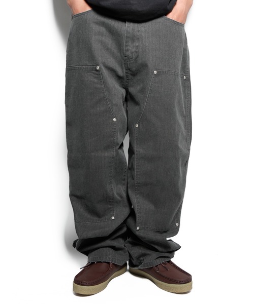 Cheers(チアーズ)の「HB DOUBLE KNEE PANTS(その他パンツ・メンズ・ブラック/ネイビー/ライトパープル・XL/L/M)」の1枚目の写真