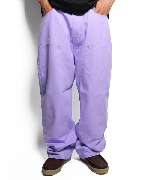 Cheers(チアーズ)の「HB DOUBLE KNEE PANTS(その他パンツ・メンズ・ブラック/ネイビー/ライトパープル・XL/L/M)」の6枚目の写真
