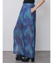 【セットアップ対応】ニュアンスシアーパンツ　夏服