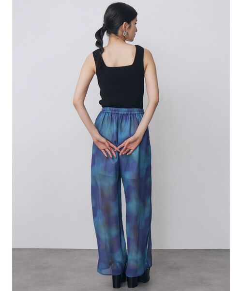 MURUA（ムルーア）の「【セットアップ対応】ニュアンスシアーパンツ　夏服（その他パンツ・レディース・パープル/ブルー・FREE）」の21枚目の写真