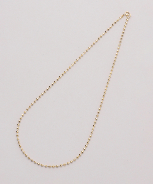 JOURNAL STANDARD relume（ジャーナルスタンダード　レリューム）の「《追加》RELUME ボールチェーン3ボンセットN/L（ネックレス・レディース・シルバー/ゴールド・FREE）」の14枚目の写真