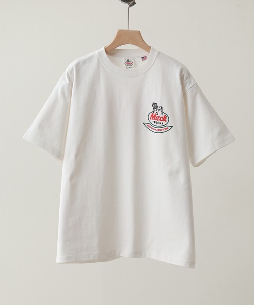 MACK TRUCKS(マックトラックス)の「TEE 半袖(Tシャツ/カットソー・メンズ・ホワイト/ブラック・MEDIUM/LARGE/X-LARGE)」の5枚目の写真