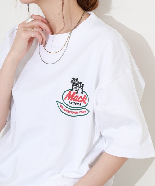 MACK TRUCKS(マックトラックス)の「TEE 半袖(Tシャツ/カットソー・メンズ・ホワイト/ブラック・MEDIUM/LARGE/X-LARGE)」の12枚目の写真