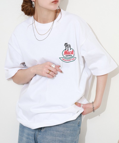 MACK TRUCKS(マックトラックス)の「TEE 半袖(Tシャツ/カットソー・メンズ・ホワイト/ブラック・MEDIUM/LARGE/X-LARGE)」の13枚目の写真