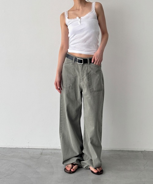 CANAL JEAN(キャナルジーン)の「El mar レースヘンリーキャミソール(キャミソール・レディース・ホワイト/ネイビー・ONE SIZE)」の10枚目の写真