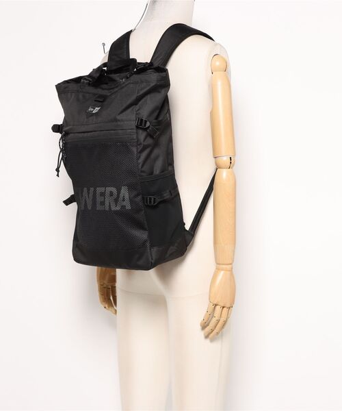NEW ERA(ニューエラ)の「NEWERA ニューエラ エクスプローラー トートバッグ 22L 150D NEW ERAロゴ(トートバッグ・メンズ・ブラック・FREE)」の5枚目の写真