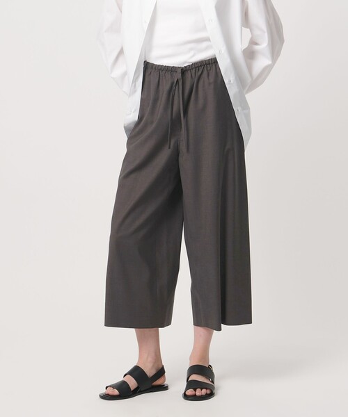 LOEFF(ロエフ)の「<LOEFF>トロピカルウール ガウチョ パンツ(その他パンツ・レディース・ブラウン系/ブラック/ワイン・0/1)」の3枚目の写真