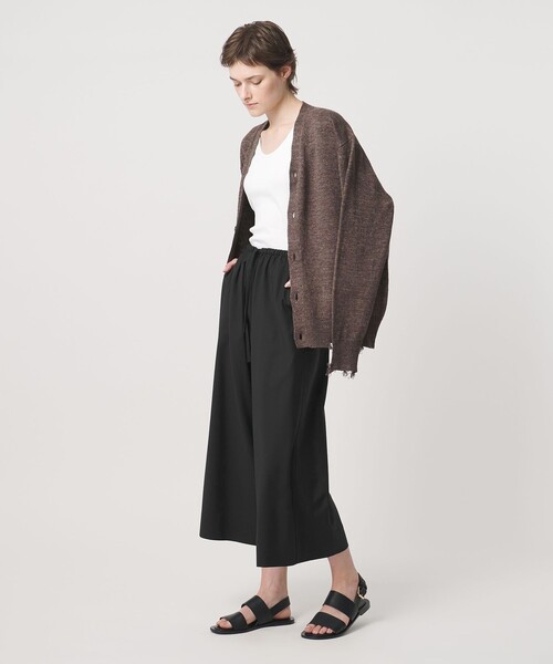 LOEFF(ロエフ)の「<LOEFF>トロピカルウール ガウチョ パンツ(その他パンツ・レディース・ブラウン系/ブラック/ワイン・0/1)」の5枚目の写真