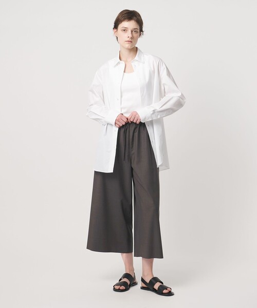 LOEFF(ロエフ)の「<LOEFF>トロピカルウール ガウチョ パンツ(その他パンツ・レディース・ブラウン系/ブラック/ワイン・0/1)」の8枚目の写真
