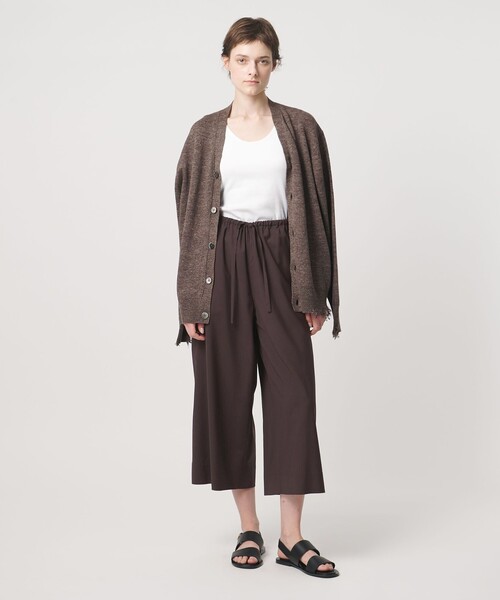 LOEFF(ロエフ)の「<LOEFF>トロピカルウール ガウチョ パンツ(その他パンツ・レディース・ブラウン系/ブラック/ワイン・0/1)」の11枚目の写真