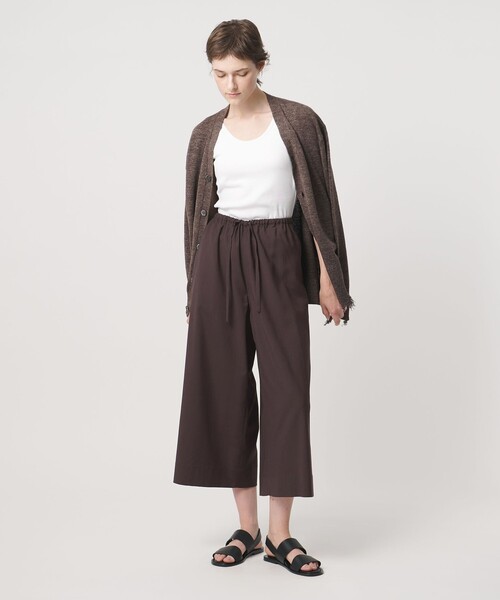 LOEFF(ロエフ)の「<LOEFF>トロピカルウール ガウチョ パンツ(その他パンツ・レディース・ブラウン系/ブラック/ワイン・0/1)」の12枚目の写真