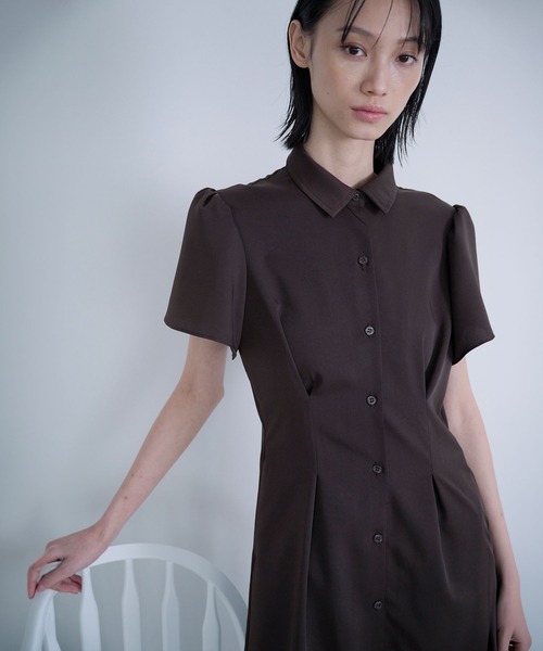 Nora Lily elle(ノラリリーエル)の「calm dress(ワンピース・レディース・ブラウン/ネイビー・FREE)」の12枚目の写真