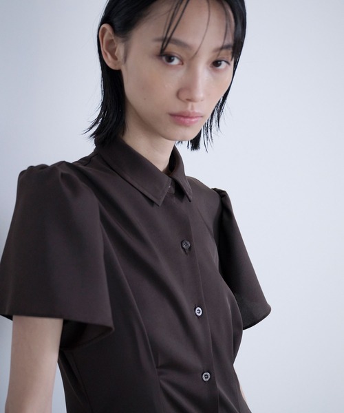 Nora Lily elle(ノラリリーエル)の「calm dress(ワンピース・レディース・ブラウン/ネイビー・FREE)」の13枚目の写真