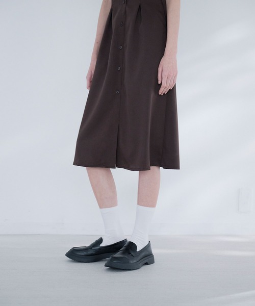 Nora Lily elle(ノラリリーエル)の「calm dress(ワンピース・レディース・ブラウン/ネイビー・FREE)」の16枚目の写真