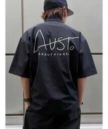 【AUST】 ナイロンBIGシャツ