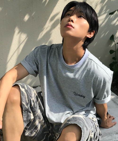 MINDBRIDGE（マインドブリッジ）の「[UNS]ドゥグッド_バックポイントオーバーサイズ半袖Tシャツ - 3カラー（Tシャツ/カットソー・メンズ・ライトブラウン/オートミール/グレー・100/105/110/95）」の20枚目の写真