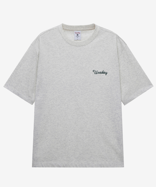 MINDBRIDGE（マインドブリッジ）の「[UNS]ドゥグッド_バックポイントオーバーサイズ半袖Tシャツ - 3カラー（Tシャツ/カットソー・メンズ・ライトブラウン/オートミール/グレー・100/105/110/95）」の11枚目の写真