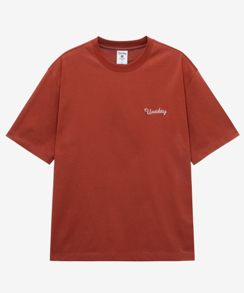 MINDBRIDGE（マインドブリッジ）の「[UNS]ドゥグッド_バックポイントオーバーサイズ半袖Tシャツ - 3カラー（Tシャツ/カットソー・メンズ・ライトブラウン/オートミール/グレー・100/105/110/95）」の7枚目の写真