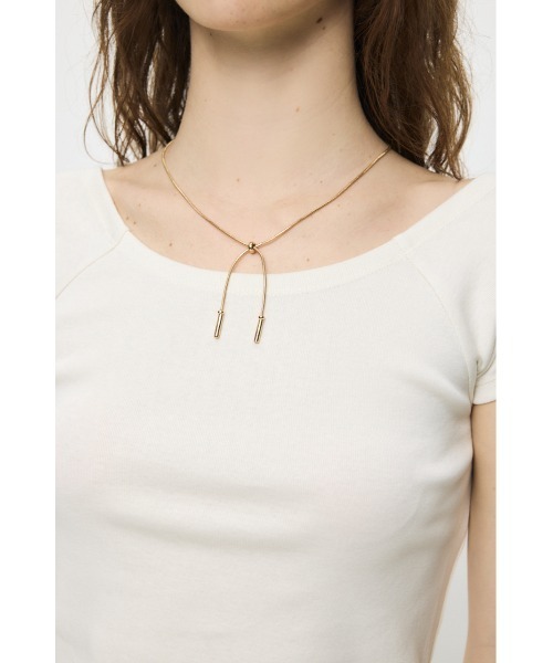 MOUSSY(マウジー)の「BACK OPEN SHORT SLEEVE Tシャツ(Tシャツ/カットソー・レディース・ブラック/ピンク/ホワイト・FREE)」の13枚目の写真