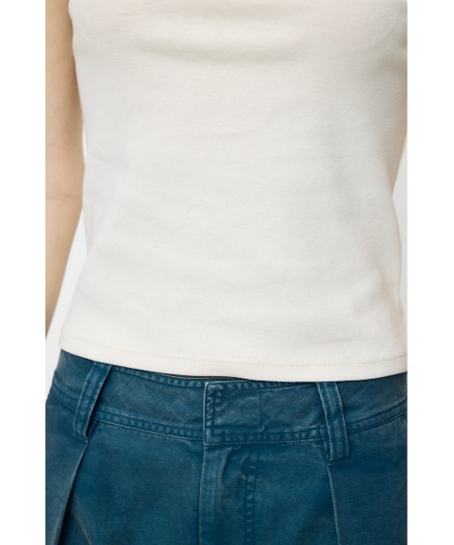 MOUSSY(マウジー)の「BACK OPEN SHORT SLEEVE Tシャツ(Tシャツ/カットソー・レディース・ブラック/ピンク/ホワイト・FREE)」の16枚目の写真