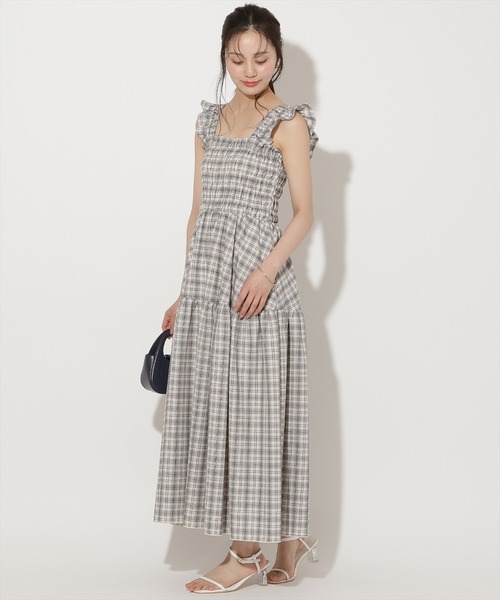 WILLSELECTION(ウィルセレクション)の「【6/26(fri)発売】フリルショルダーシャーリングティアードワンピース(ワンピース・レディース・ピンク系その他/ピンク/ホワイト系その他/ブラック/ブルー系その他・FREE)」の7枚目の写真