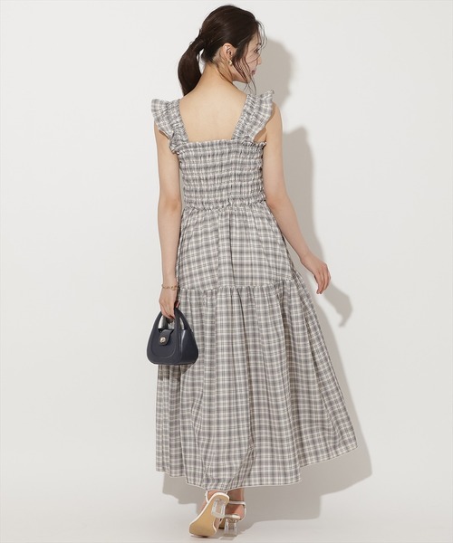 WILLSELECTION(ウィルセレクション)の「【6/26(fri)発売】フリルショルダーシャーリングティアードワンピース(ワンピース・レディース・ピンク系その他/ピンク/ホワイト系その他/ブラック/ブルー系その他・FREE)」の8枚目の写真