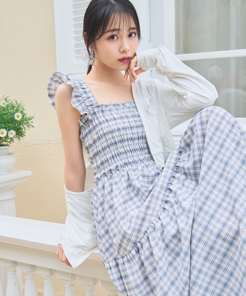 WILLSELECTION(ウィルセレクション)の「【6/26(fri)発売】フリルショルダーシャーリングティアードワンピース(ワンピース・レディース・ピンク系その他/ピンク/ホワイト系その他/ブラック/ブルー系その他・FREE)」の19枚目の写真