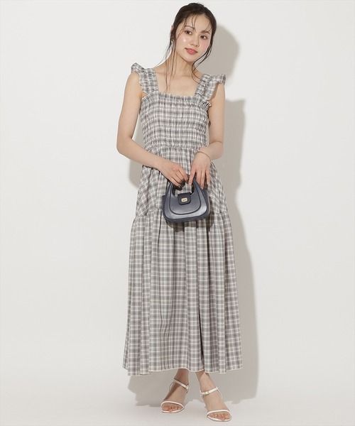 WILLSELECTION(ウィルセレクション)の「【6/26(fri)発売】フリルショルダーシャーリングティアードワンピース(ワンピース・レディース・ピンク系その他/ピンク/ホワイト系その他/ブラック/ブルー系その他・FREE)」の6枚目の写真