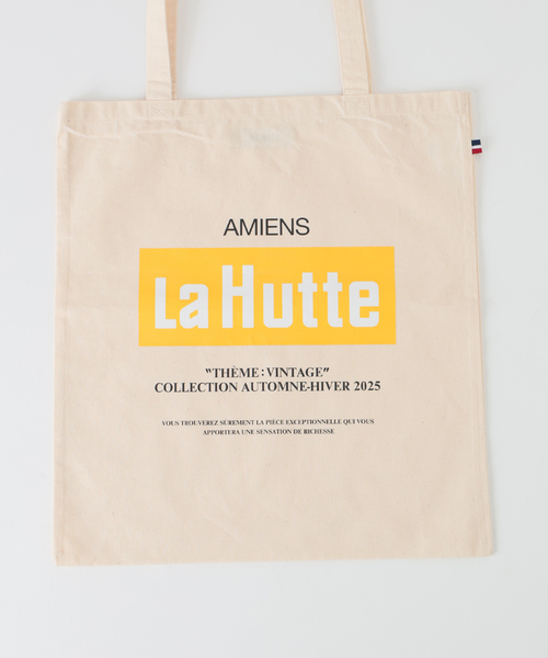 LE TALON(ルタロン)の「La Hutte/ラユット yellow box logo tote(トートバッグ・レディース・アイボリー・FREE)」の9枚目の写真