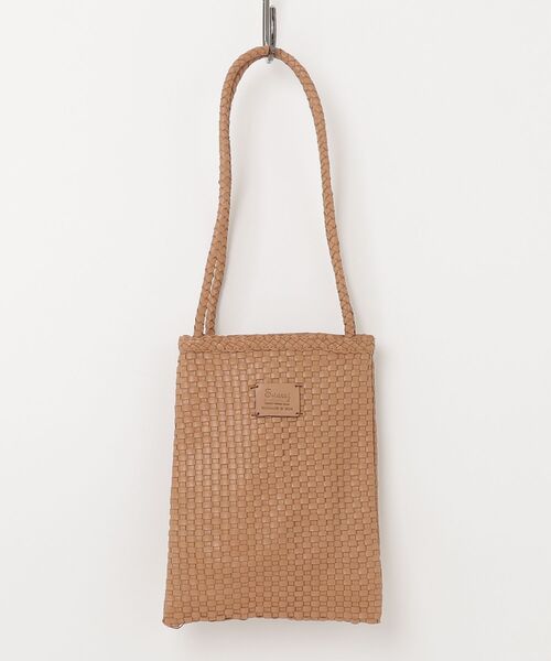 MASSIVE STORE（マッシブストア）の「【Swaraj/スワラージ】手編みメッシュレザー・ショルダーBAG (山羊革)（ショルダーバッグ・メンズ・ブラック/ブラウン・FREE）」の2枚目の写真