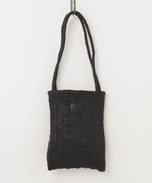 【Swaraj/スワラージ】手編みメッシュレザー・ショルダーBAG (山羊革)