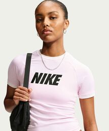 ナイキ スポーツウェア ウィメンズ フィッテド Tシャツ / Nike Sportswear Women's Fitted T-Shirt IV5750-663 Pink Foam