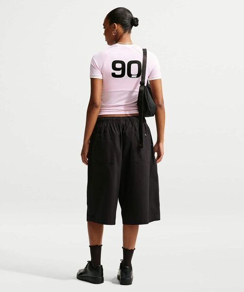 NIKE（ナイキ）の「ナイキ スポーツウェア ウィメンズ フィッテド Tシャツ / Nike Sportswear Women's Fitted T-Shirt IV5750-663 Pink Foam（Tシャツ/カットソー・レディース・ピンク・XL/S/M/L/XS）」の4枚目の写真