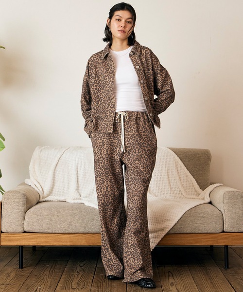 RIKKA FEMME（リッカファム）の「RIKKA FEMME/リッカファム 長袖シャツ RF6F-2601（シャツ/ブラウス・レディース・レオパード/ブルー・S/M/M/L）」の11枚目の写真